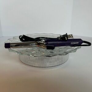 Conair‎ 3/4 Inch Purple Chrome Curling Iron Hair Styling Tool